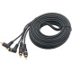 CABLE RCA STORM 150CM 4MM/BLACK