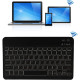 PC TECLADO INALAMBRICO LUO LU-BT030 BLUETOOTH/BLACK