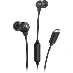 FONE DE OUVIDO MOTOROLA EARBUDS 3C-S / TIPO-C / PRETO