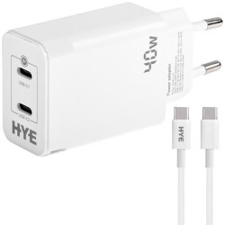 CARGADOR HYE HEYC121C KIT/40W/CABLE USB-C