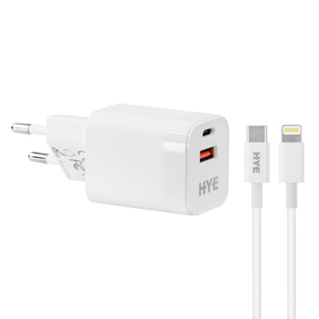 CARGADOR HYE HYEC44L KIT/30W/CABO/LIGHTNING