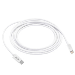 CABLE USB HYE PARA CELULAR/HYE180/USB-C/LIGHTNING 1M