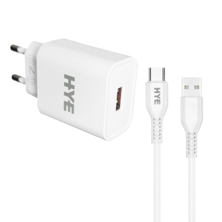 CARGADOR HYE HYEC77C/KIT/22.5W/CABLE USB-C