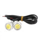 LED OLHO DE AGUIA UNIVERSAL/BRANCO/2PCS