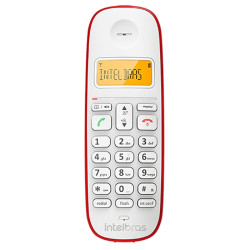TELEFONO INTELBRAS TS-7510 CON MIRA QUIEN LLAMA/RED/6.0/2V