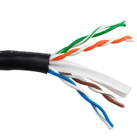CABLE UTP MEGASONIC CAT-6 EXT. BLK 305M
