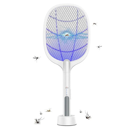 RAQUETA ELÉCTRICA MATA INSECTOS DE DOBLE USO GECKO LTD-618