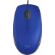 PC MOUSE LOGITECH M110 SILENT BLUE USB