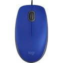 MOUSE LOGITECH M110 SILENT BLUE USB