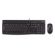 KIT TECLADO + MOUSE USB LOGITECH MK120 - PRETO (ESPAÑHOL)