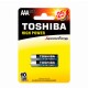 PILA ALCALINA TOSHIBA AAA / 2 PCS