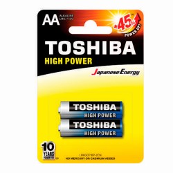 PILA ALCALINA TOSHIBA AA / 2 PCS