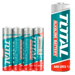 PILHA ALKALINA TOTAL AAA / 4 PCS