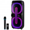 SPEAKER KOLAV D2101 2X10" RECARGABLE USB MICRÓFONO BLUETOOTH
