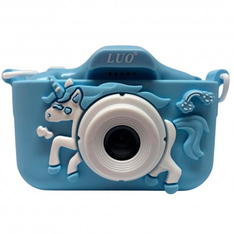 CAMARA INFANTIL LUO LU-X207 CON DISPLAY BLUE