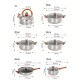 KIT PANELA COOKWARE SET 6PCS