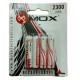 PILA RECARGABLE MOX AAA 2300MAH / 4 PCS