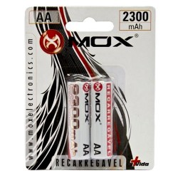 PILA RECARGABLE MOX AA 2300MAH / 2 PCS