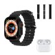 RELOJ SMART WATCH ULTRA 9 / CON AUDIFONOS BLUETOOTH / KIT 6 PCS