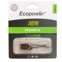 PEN DRIVE ECOPOWER 8GB IRON USB 2.0