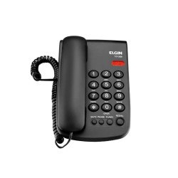 TELEFONE ELGIN TCF-2000 COM FIO / PRETO