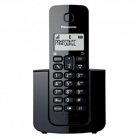 TELEFONE PANASONIC KX-GB110 - COM BINA - PRETO 2V