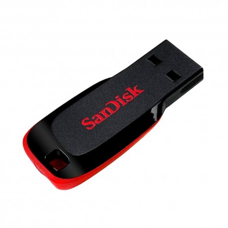 PENDRIVE SANDISK 8GB Z50 - MINI - PRETO E VERMELHO