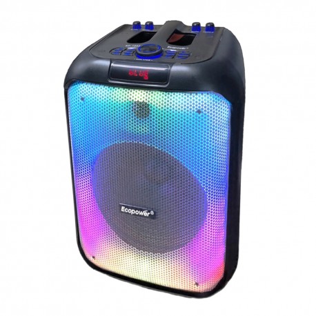 SPEAKER ECOPOWER EP-1962 12"/BLUETOOTH/MICROFONE/RECARREGAVEL