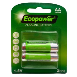 PILHA ALKALINA ECOPOWER AA EL-LR06 / 2 PCS