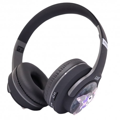 AURICULAR LUO LU-989 / BLUETOOTH / LED / NEGRO