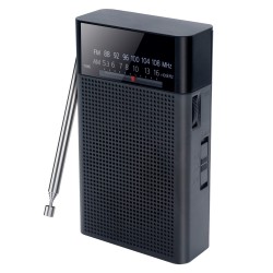 RADIO MEGASTAR CX-17 PRETO AM/FM