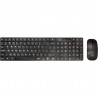 PC TECLADO MOUSE INALAMBRICOMTEK KM-5197B ESPAÑOL BLACK