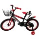 BIKE INFANTIL ARO 16 S1252R BLK/RED