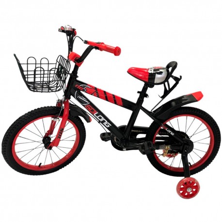 BIKE INFANTIL ARO 16 S1252R BLK/RED