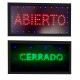 PAINEL LED "ABIERTO-CERRADO" 480*250MM