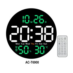 RELOJ DE PARED SATE AC-T6900 VERDE ELECTRICO