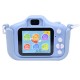 CAMARA INFANTIL LUO LU-X209 / CON DISPLAY / AZUL