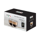 VASO TERMICO DOBLE VIDRIO 200ML 02 UNIDADES