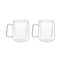 VASO TERMICO DOBLE VIDRIO 300ML 02 UNIDADES