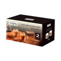 VASO TERMICO DOBLE VIDRIO 300ML 02 UNIDADES