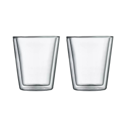 VASO TERMICO DOBLE VIDRIO 85ML 02 UNIDADES