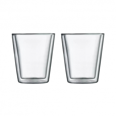 VASO TERMICO DOBLE VIDRIO 85ML 02 UNIDADES