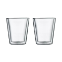 VASO TERMICO DOBLE VIDRIO 85ML 02 UNIDADES