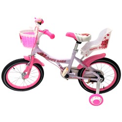 BICICLETA INFANTIL S1221 ARO 16 - ROSA