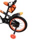 BICICLETA INFANTIL S1221 ARO 16 - NEGRO/NARANJA