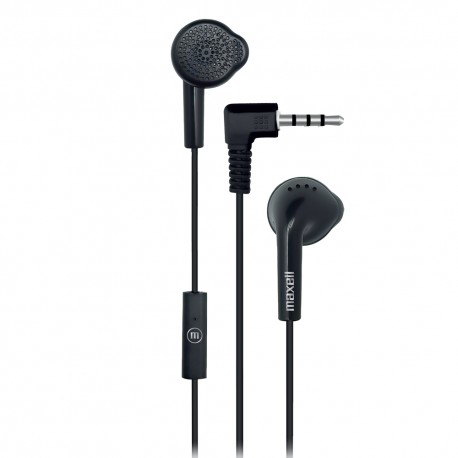 AURICULAR MAXELL EB-MIC MAXBUDS CON MICROFONO BLACK