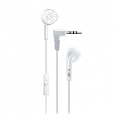 AURICULAR MAXELL EB-MIC MAXBUDS CON MICROFONO WHITE