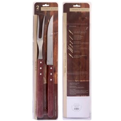 KIT DE BARBACOA 1 CUCHILLO + TENEDOR SELECTA