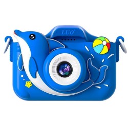 CAMARA INFANTIL LUO LU-X211 CON DISPLAY BLUE