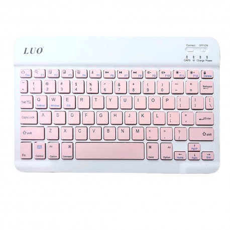 PC TECL/ BLUETOOTH LUO LU-BT029 PINK